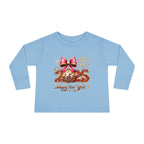 Toddler Long Sleeve Tee - 2025 Happy New Year Disco Design