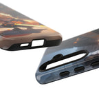 Chibi Zenitsu Lightning Tough Phone Case – Anime Protective Case for iPhone & Samsung, UV Resistant, Durable & Stylish