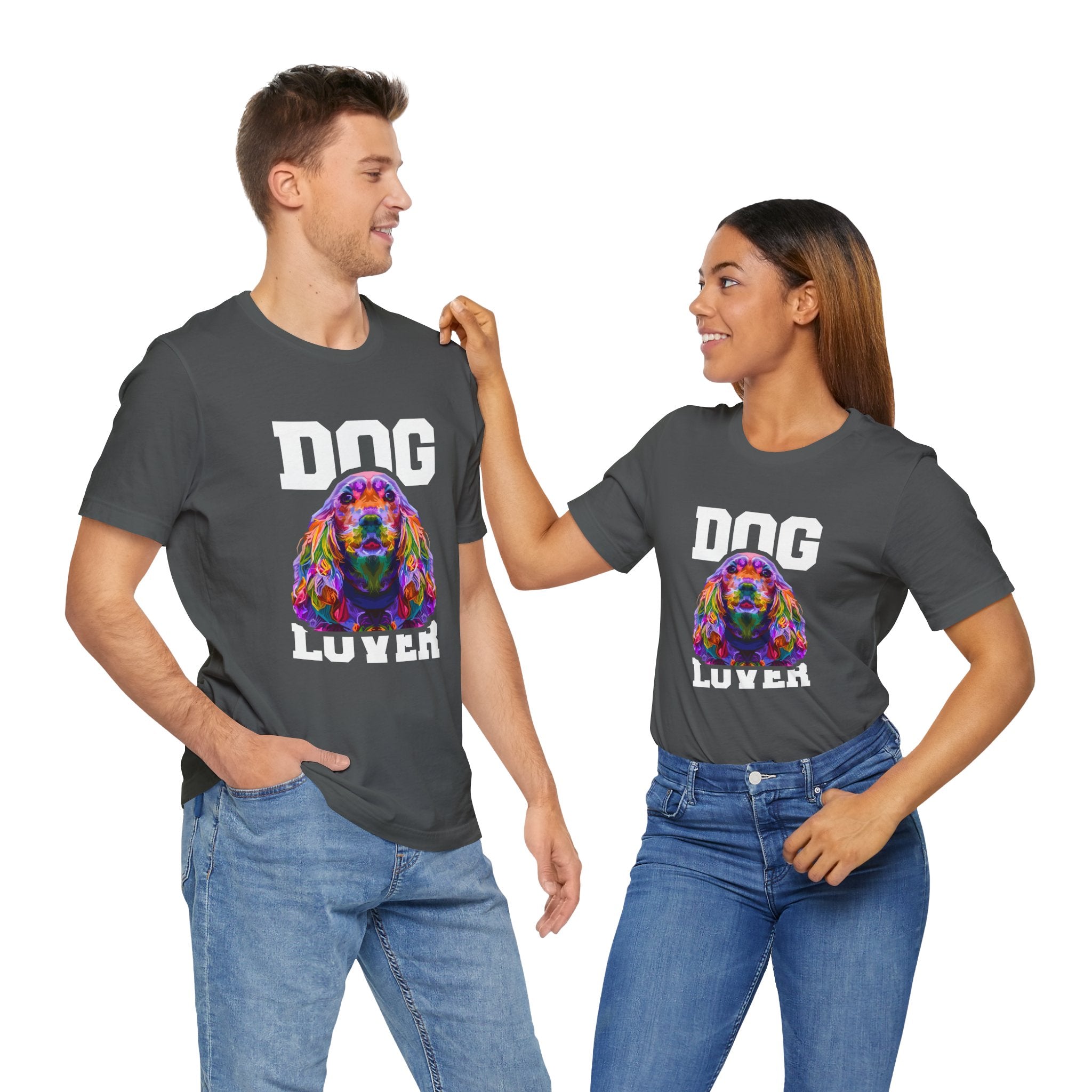 T-Shirt Dog Lover Graphic Tee | Unisex Short Sleeve T-Shirt for Dog Enthusiasts