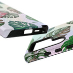 Tough Cases - Monstera Leaf Themed Phone Protection for iPhone, Samsung, and Google Pixel (Matte/Glossy)