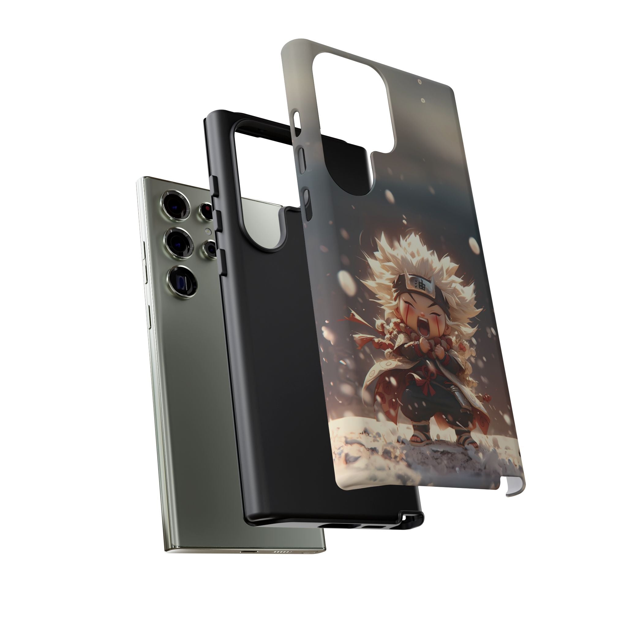 Anime Phone Case – Chibi Jiraiya Tough Protective Case for iPhone & Samsung