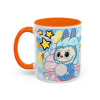 Lazy Yoga Accent Coffee Mug - Cute Animal Design 11oz & 15oz