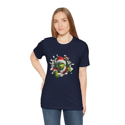 T-Shirt The Grinch Unisex Jersey Short Sleeve Tee | Soft Cotton Christmas T-Shirt