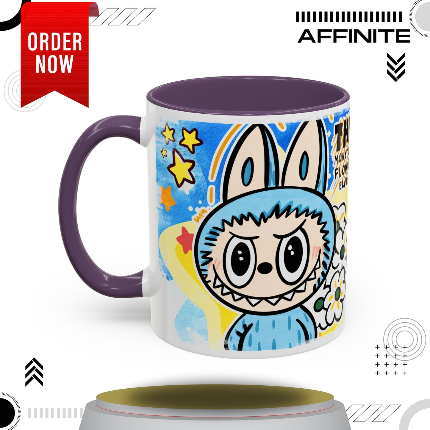 Mug Lazy Yoga Monsters Coffee Mug - Fun Accent Mug for Yoga Lovers