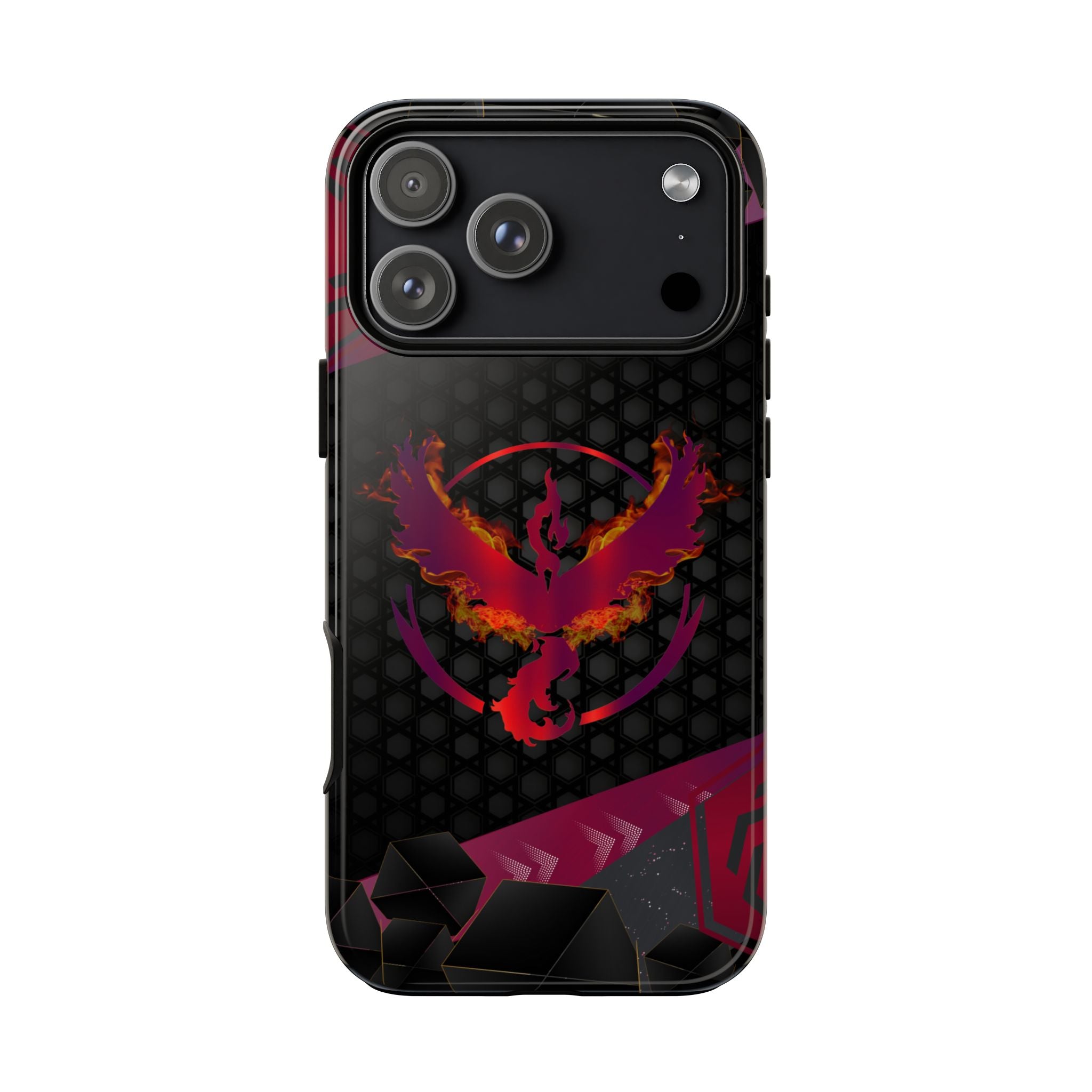 Pokémon Phone Case – Team Valor Tough & Rugged Dual-Layer Protection for iPhone, Samsung, Pixel | Wireless Charging Ready