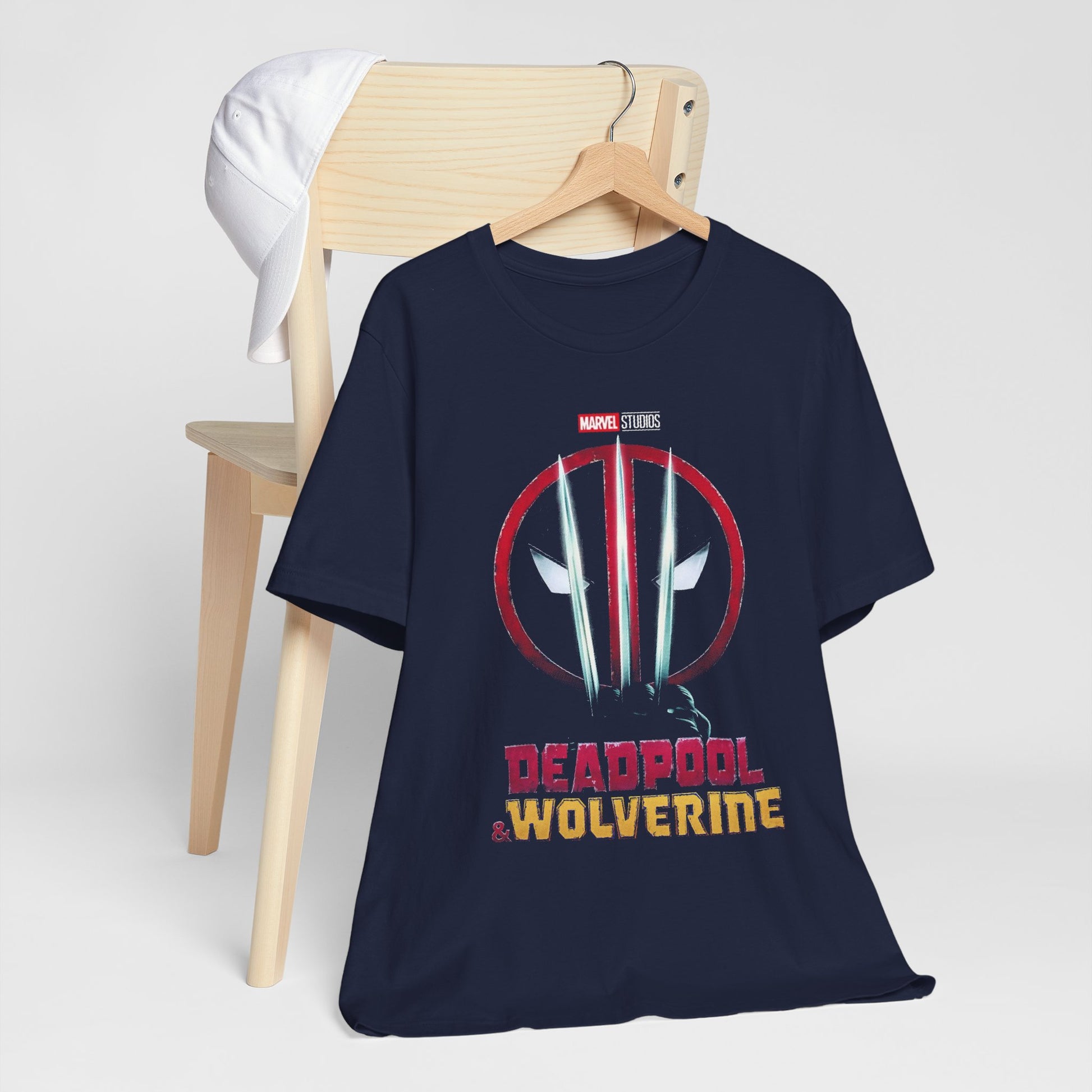 T-Shirt Marvel Deadpool & Wolverine Unisex Jersey Tee - Graphic T-Shirt for Comic Fans
