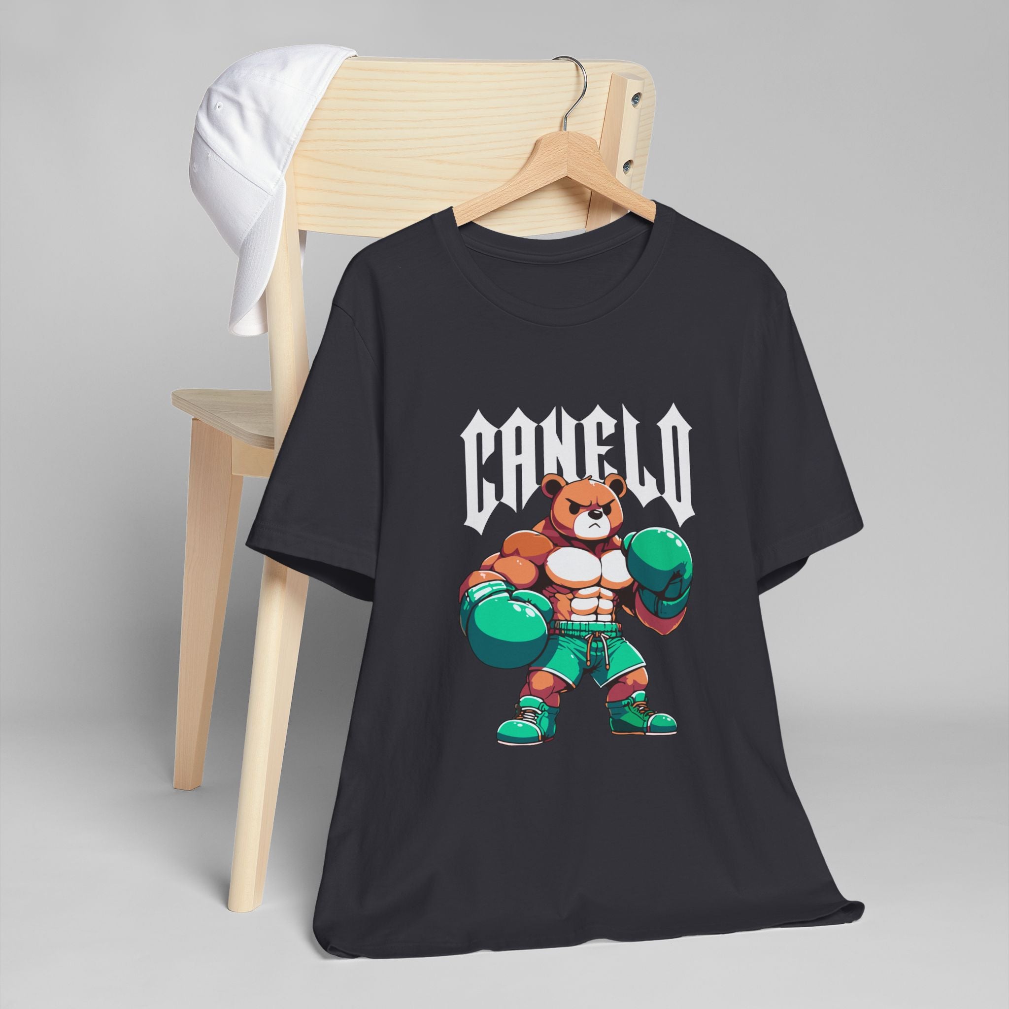 Boxing Bear T-Shirt - Unisex Jersey Short Sleeve Tee Inspired by Canelo