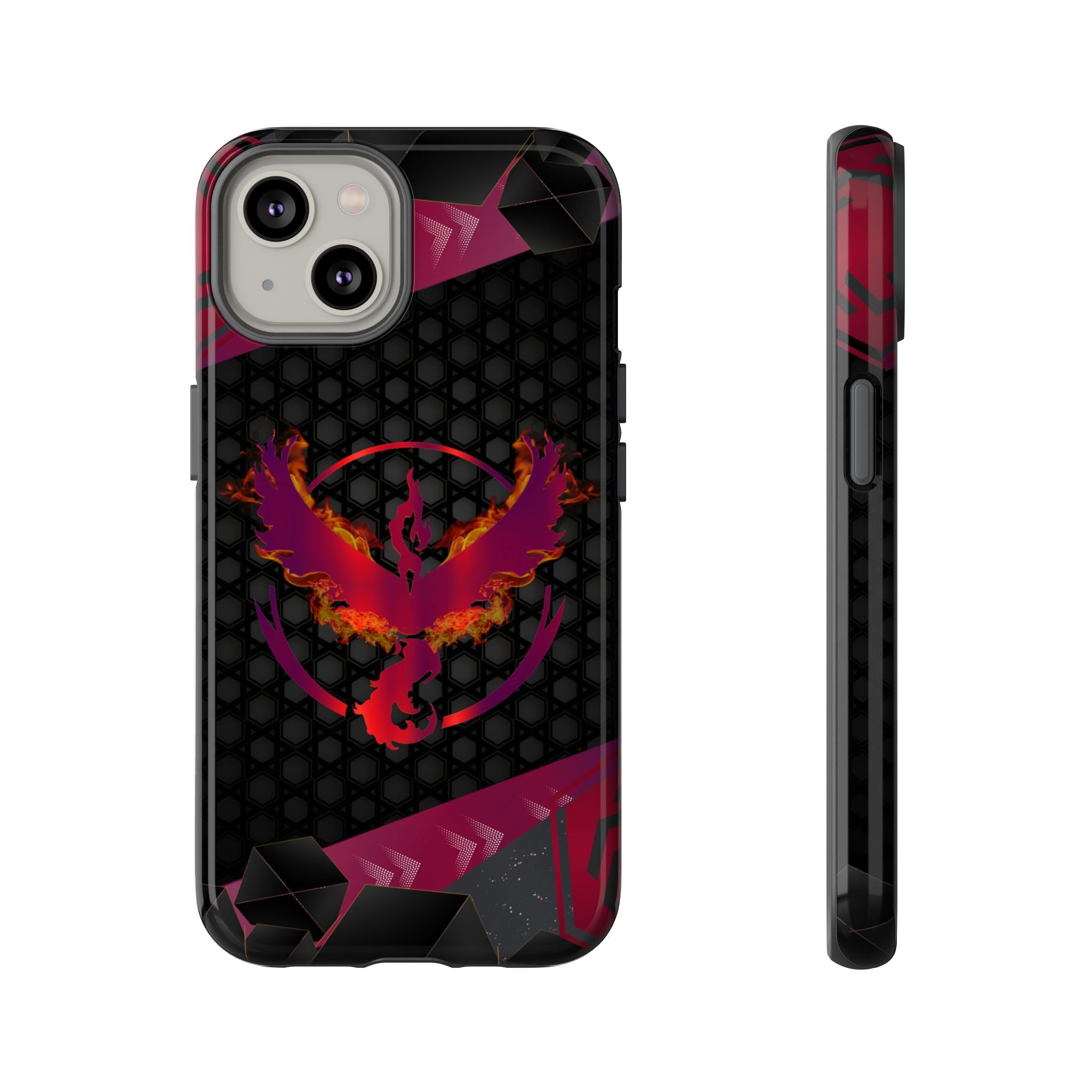Pokémon Phone Case – Team Valor Tough & Rugged Dual-Layer Protection for iPhone, Samsung, Pixel | Wireless Charging Ready