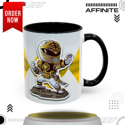 Mug White Ranger Mug – 11oz & 15oz Mighty Morphin Power Rangers Ceramic Cup 11oz Black