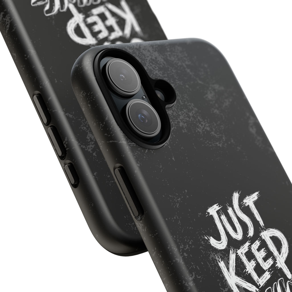 Tough Cases - Keep Moving Forward Quote Themed Phone Protection for iPhone, Samsung, and Google Pixel (Matte/Glossy)