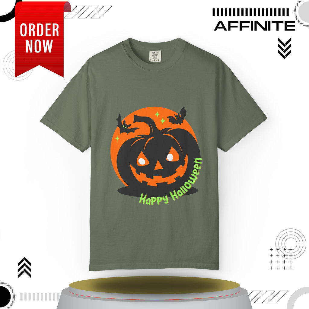 T-Shirt Mens Halloween T Shirts - Wickedly Soft Garment-Dyed Tee Moss