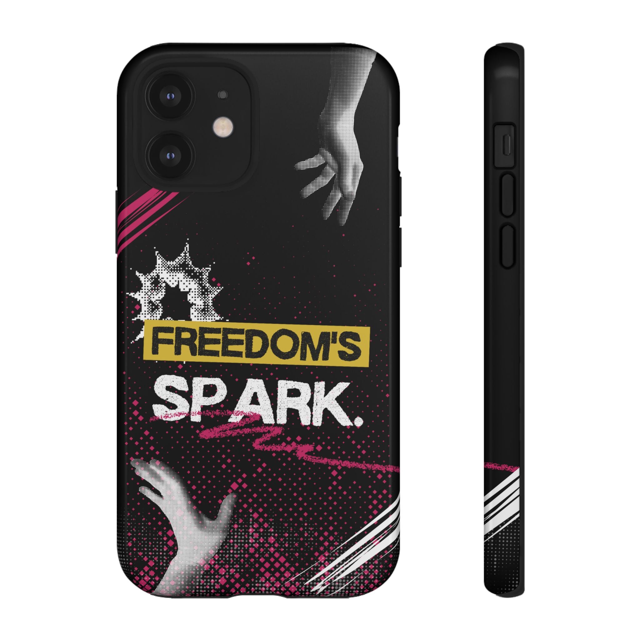 Tough Cases - Freedom's Spark Motivationsl Themed Phone Protection for iPhone, Samsung, and Google Pixel (Matte/Glossy)