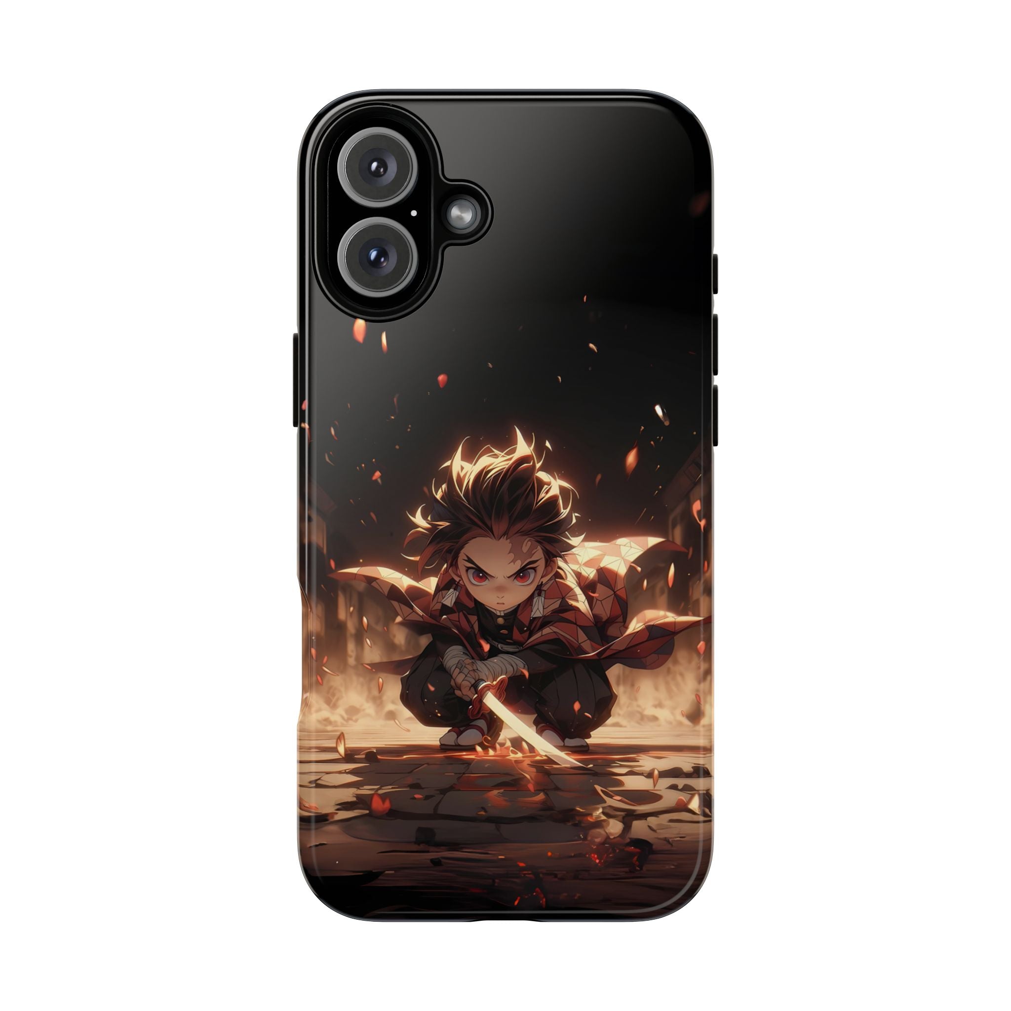 Tough Phone Case – Chibi Tanjiro Kamado Anime Protective Case for iPhone & Samsung