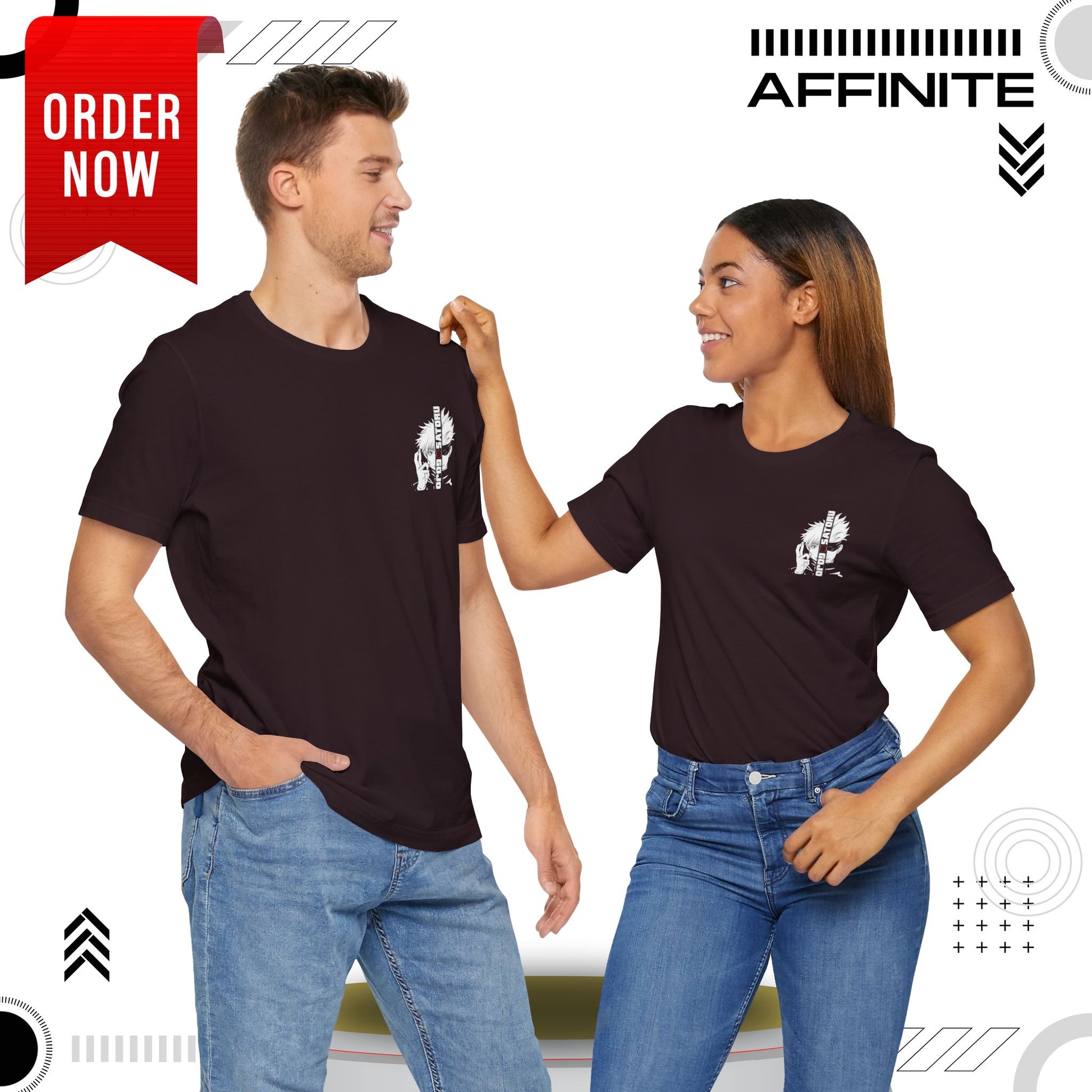 T-Shirt Unisex Anime Jujutsu Kaisen T-shirt - Gojou Satoru Design