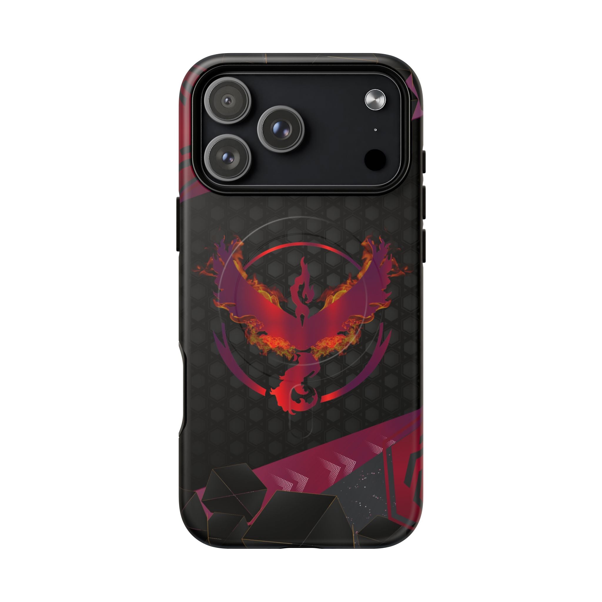 Pokémon Phone Case – Team Valor Tough MagSafe for iPhone 15, 16, 17 | Dual-Layer Armor + Magnetic Charging