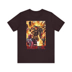 T-Shirt Marvel T Shirt - Deadpool Graphic Tee (Unisex Cotton) Oxblood Black