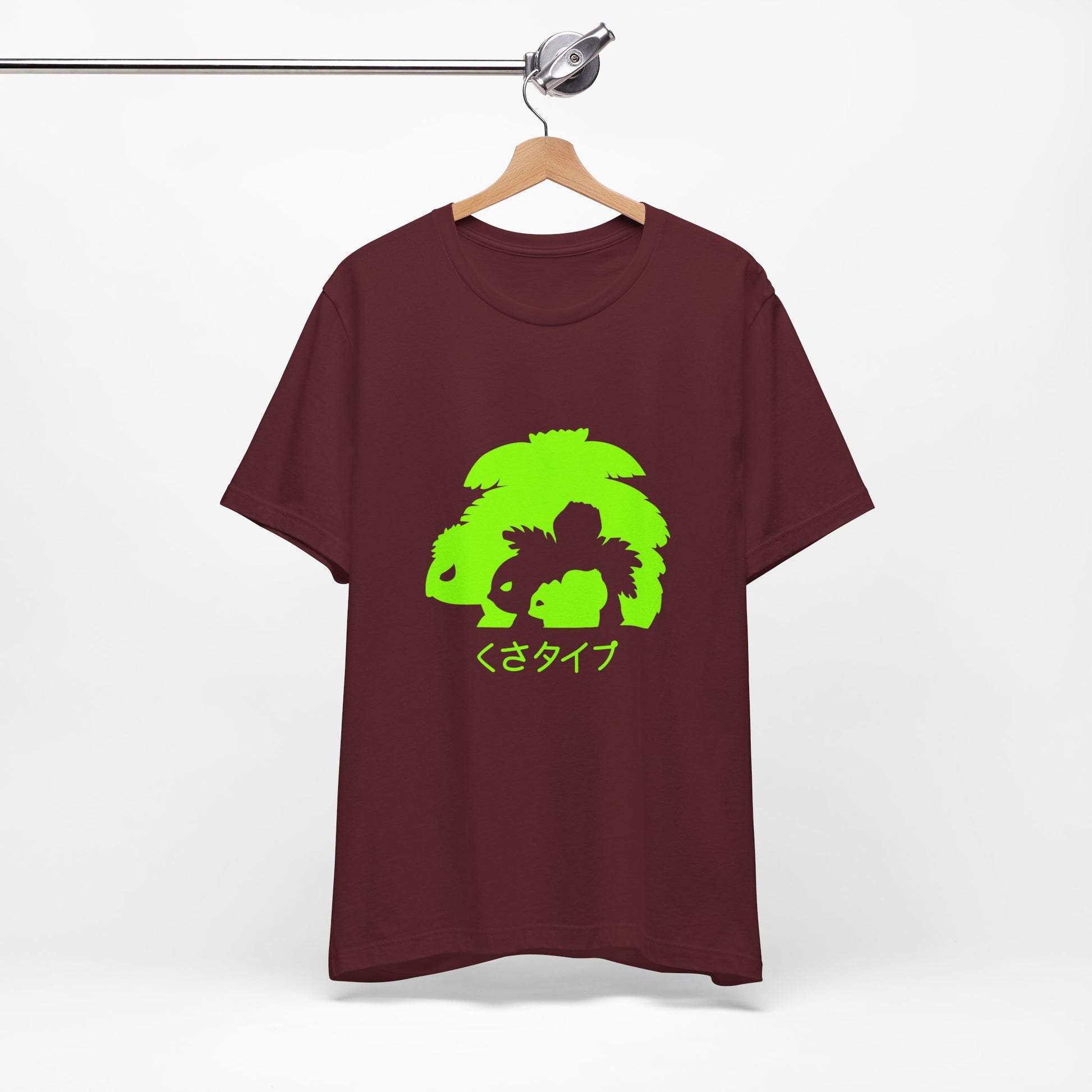 T-Shirt Neon Graphic Tee, Cool Unisex T-Shirt, Trendy Casual Wear, Gift for Gamers, Streetwear Style Maroon