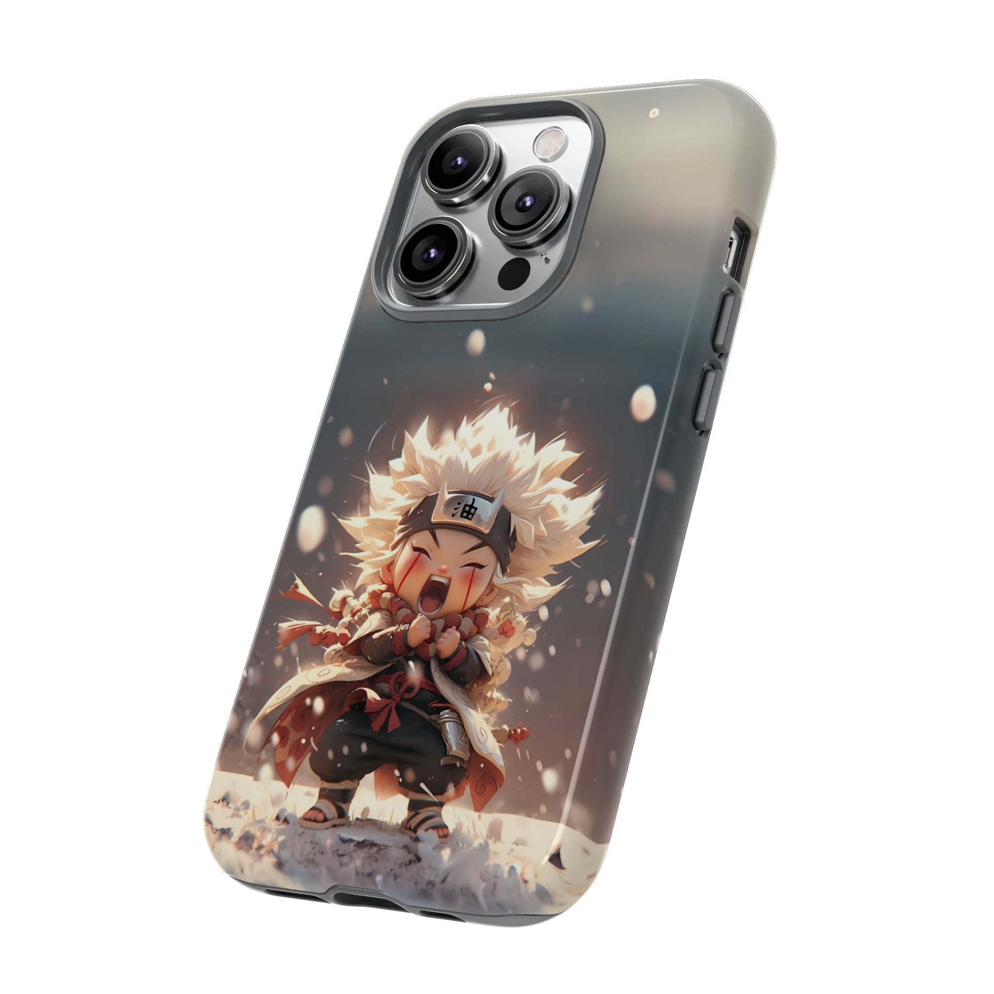 Anime Phone Case – Chibi Jiraiya Tough Protective Case for iPhone & Samsung