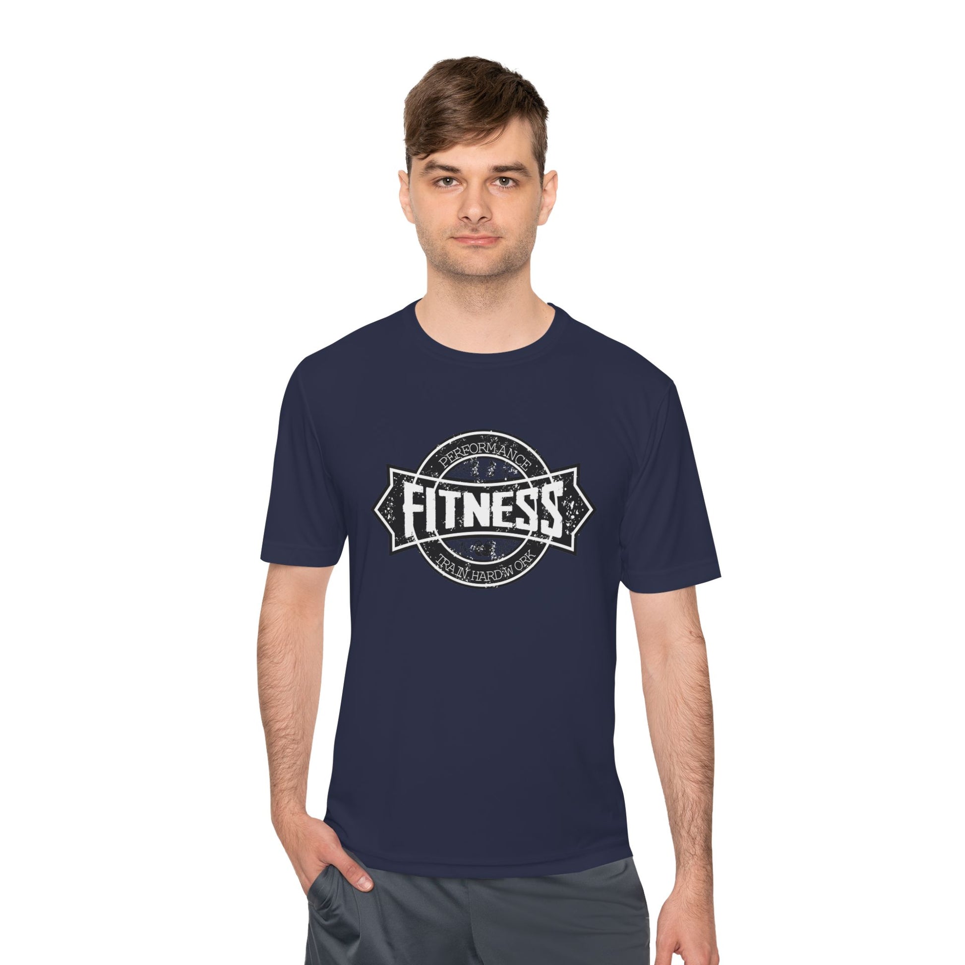 T-Shirt Moisture Wicking Fitness Shirt - Unisex Workout Tee for Gym, Running, Yoga