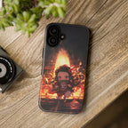 Chibi Nezuko Kamado Tough Phone Case – Anime Protective Case for iPhone & Samsung, UV Resistant, Durable & Stylish