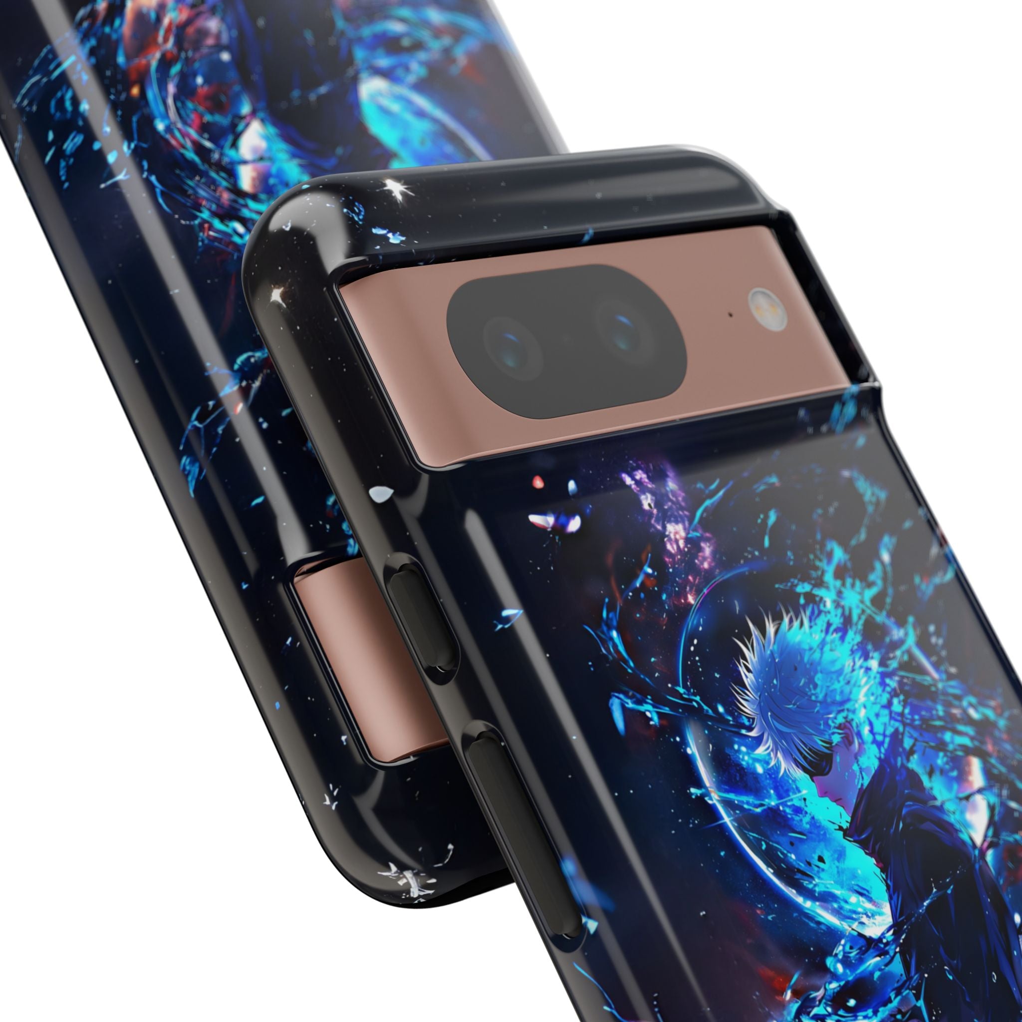 Anime Tough Phone Case – Gojou Satoru Design for iPhone, Samsung, and Google Pixel