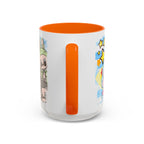 Lazy Yoga Accent Coffee Mug - Cute Animal Design 11oz & 15oz