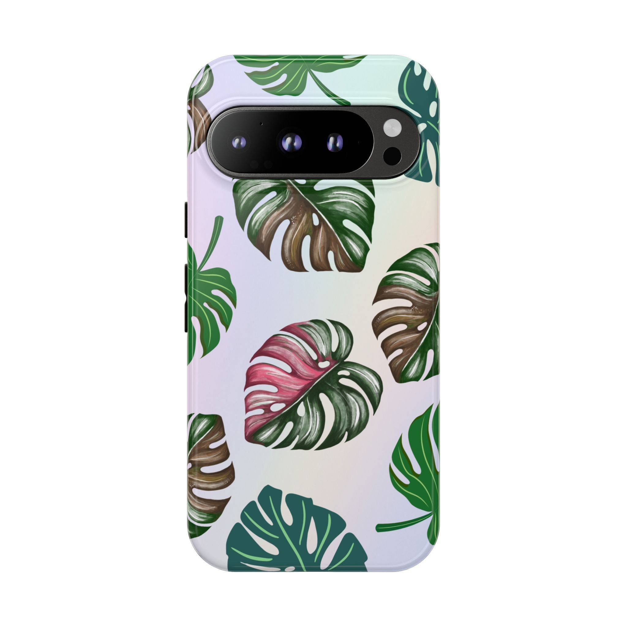 Tough Cases - Monstera Leaf Themed Phone Protection for iPhone, Samsung, and Google Pixel (Matte/Glossy)