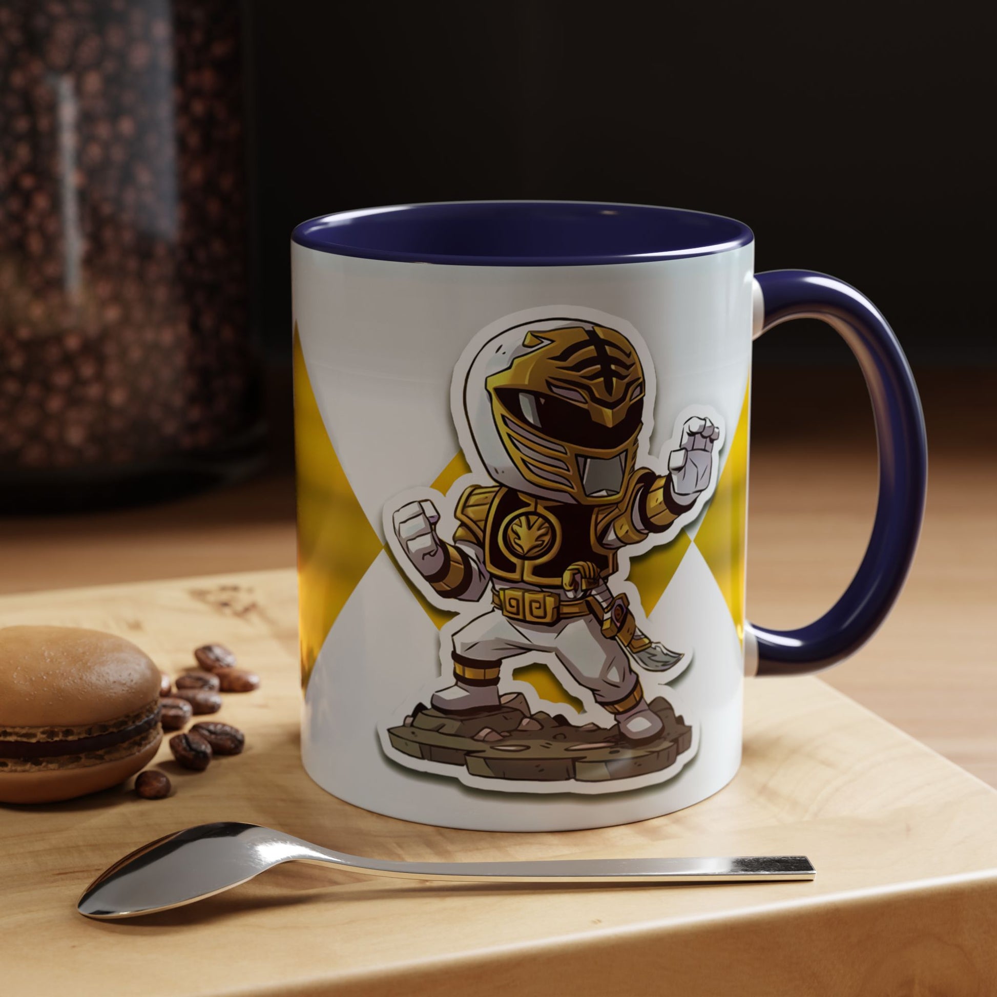 Mug White Ranger Mug – 11oz & 15oz Mighty Morphin Power Rangers Ceramic Cup