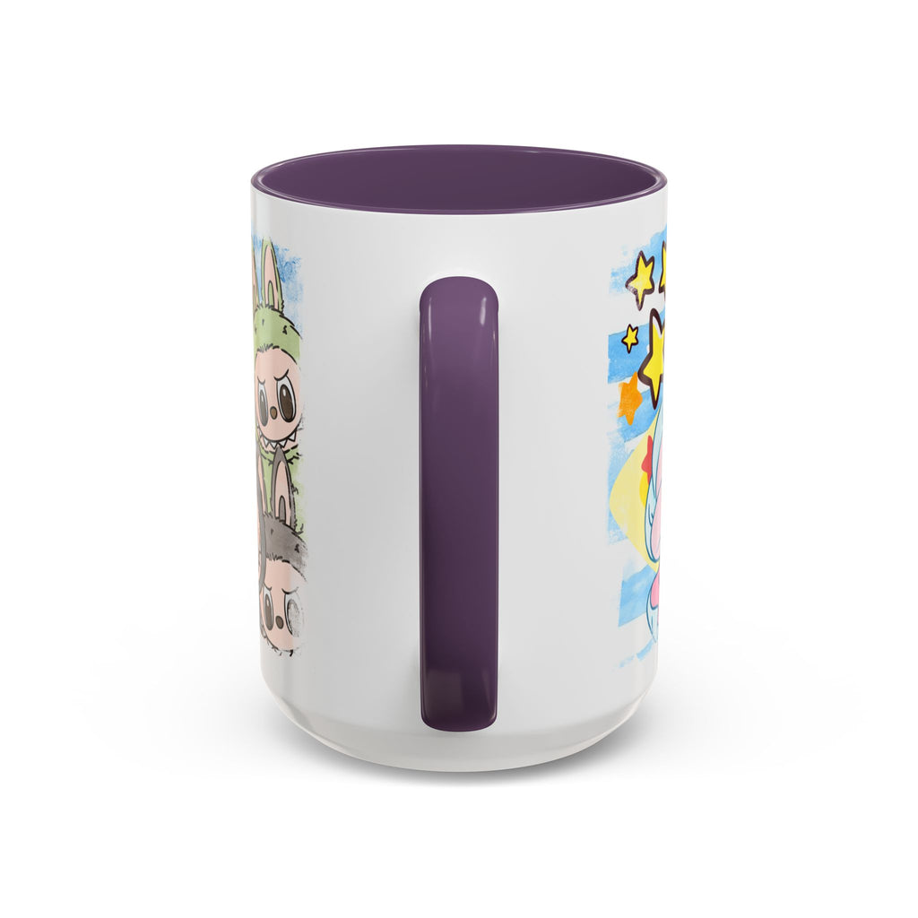 Lazy Yoga Accent Coffee Mug - Cute Animal Design 11oz & 15oz