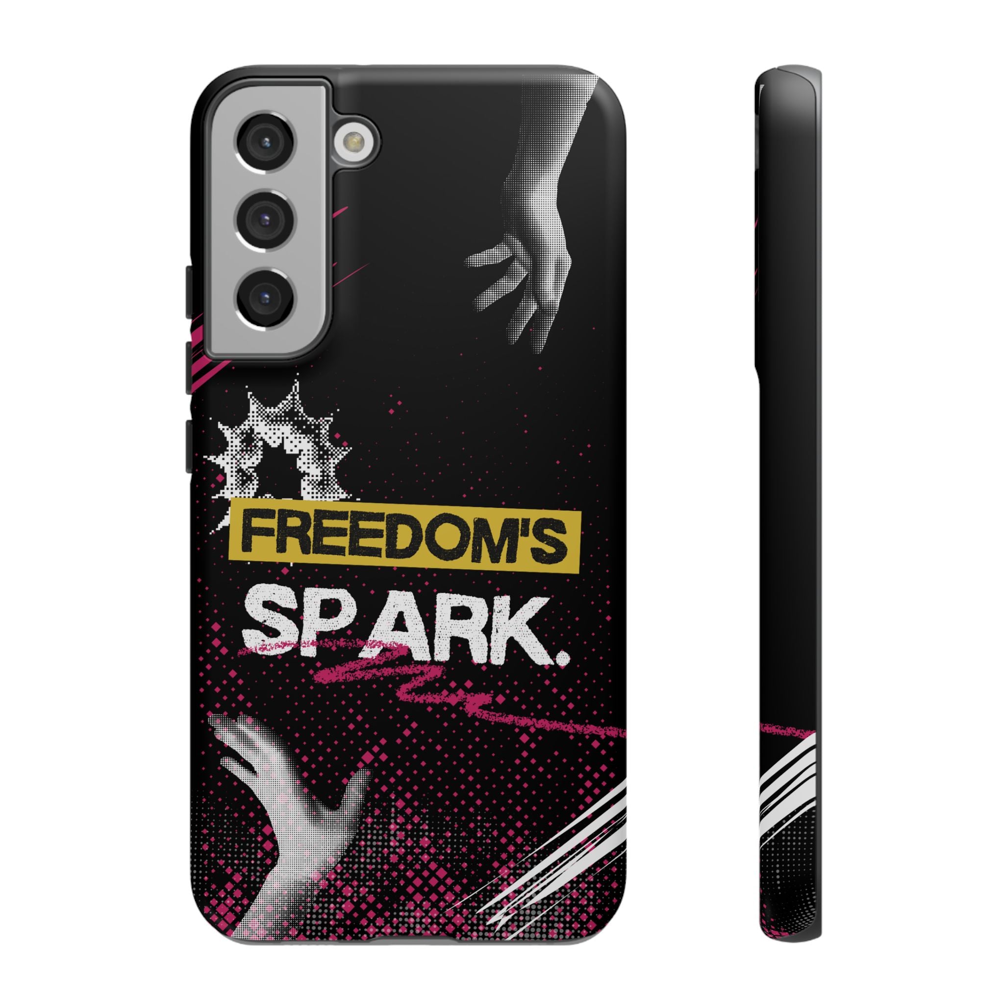 Tough Cases - Freedom's Spark Motivationsl Themed Phone Protection for iPhone, Samsung, and Google Pixel (Matte/Glossy)