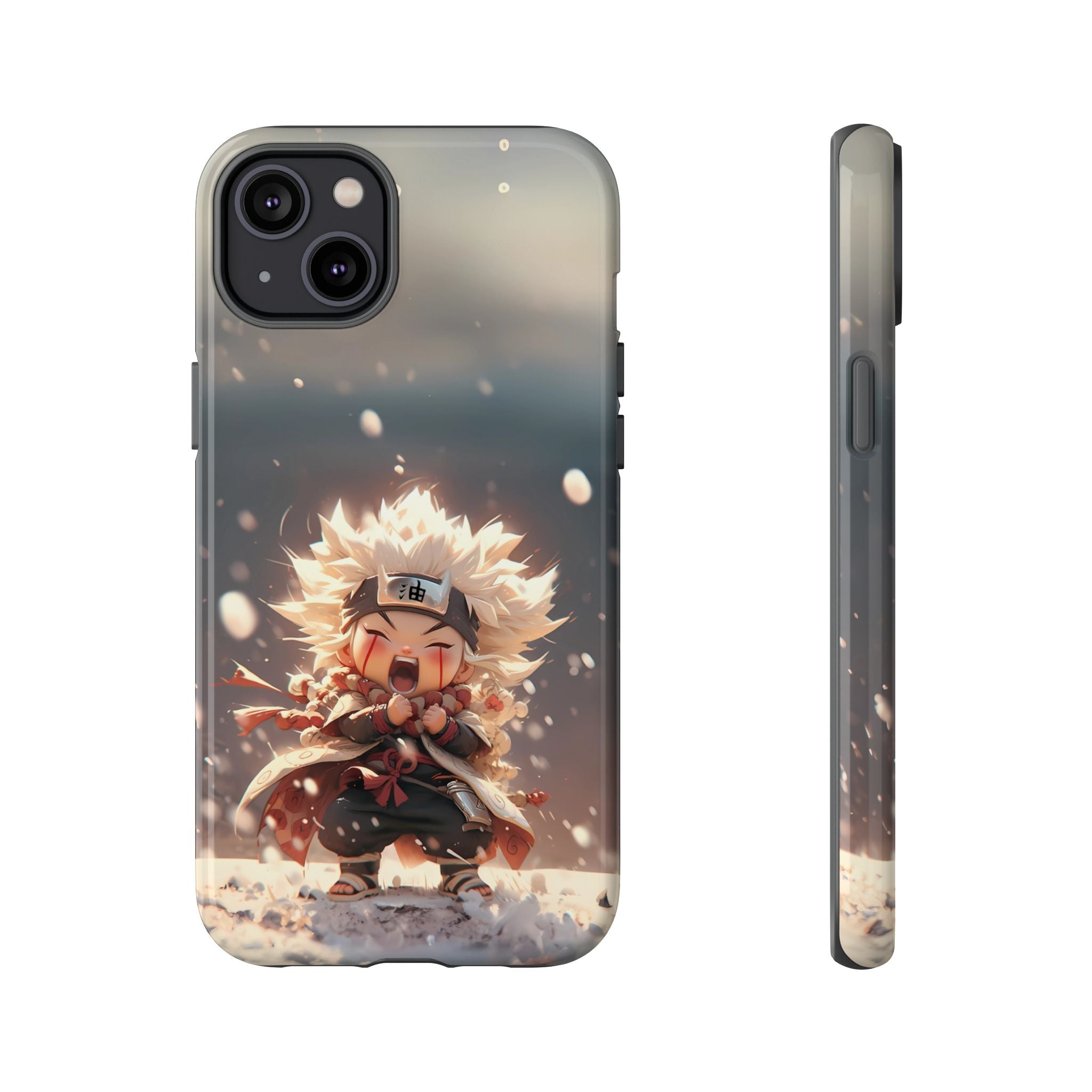 Anime Phone Case – Chibi Jiraiya Tough Protective Case for iPhone & Samsung