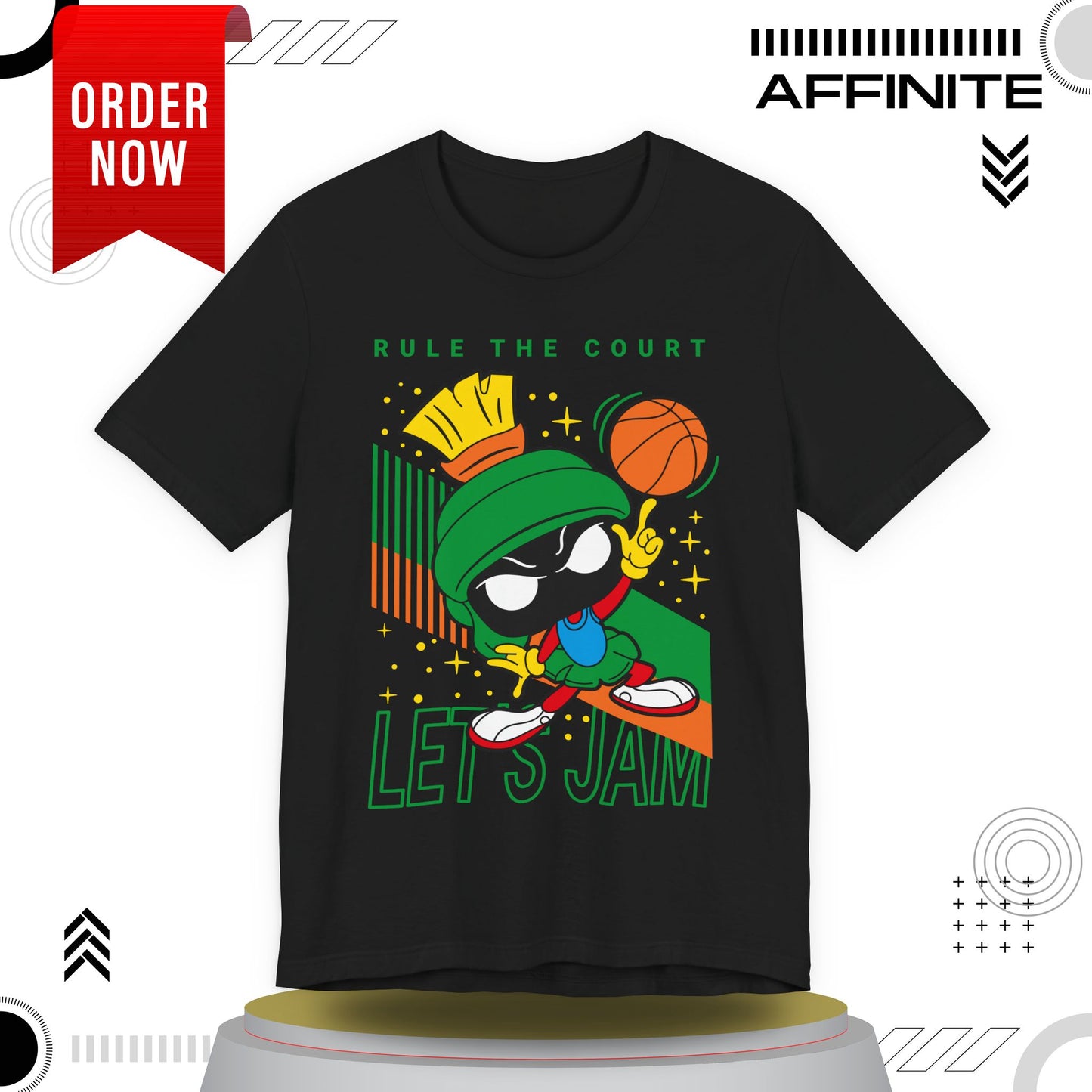 T-Shirt "Basketball Motivational T-Shirt - Rule The Court Player's Tee"