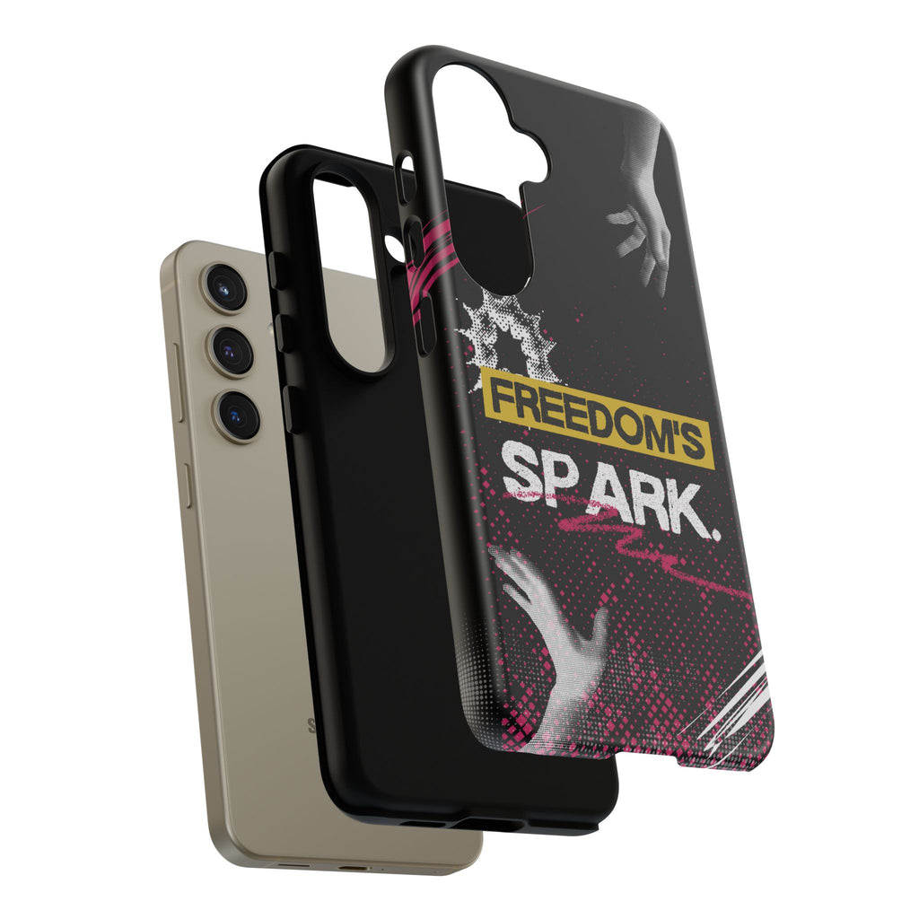 Tough Cases - Freedom's Spark Motivationsl Themed Phone Protection for iPhone, Samsung, and Google Pixel (Matte/Glossy)