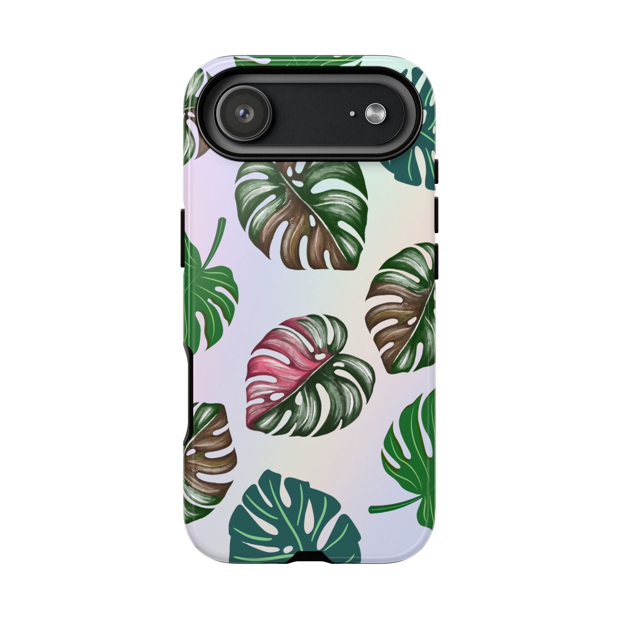 Tough Cases - Monstera Leaf Themed Phone Protection for iPhone, Samsung, and Google Pixel (Matte/Glossy)