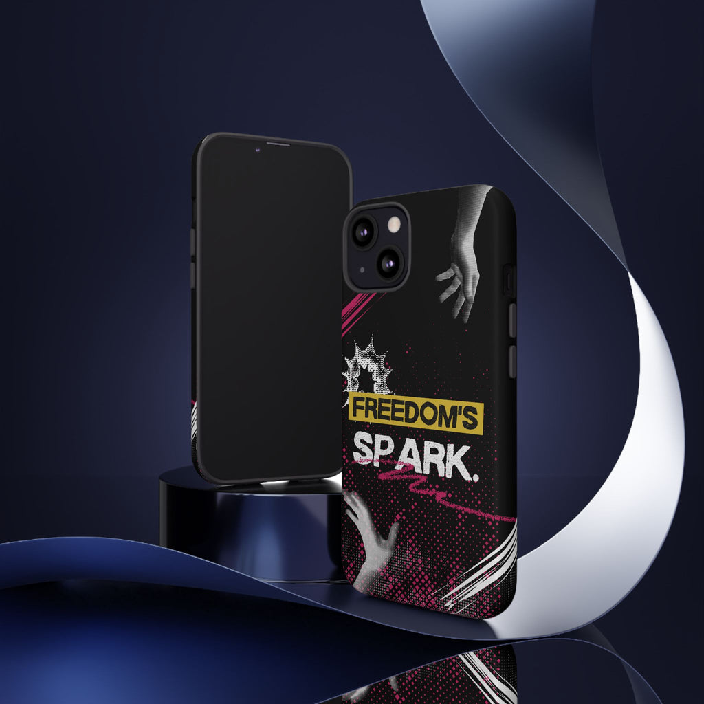 Tough Cases - Freedom's Spark Motivationsl Themed Phone Protection for iPhone, Samsung, and Google Pixel (Matte/Glossy)