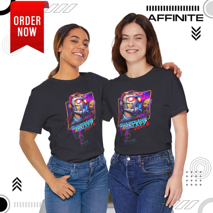 T-Shirt Guardians of the Galaxy Vol 2 T-Shirt – Retro Marvel Graphic Tee (Unisex)