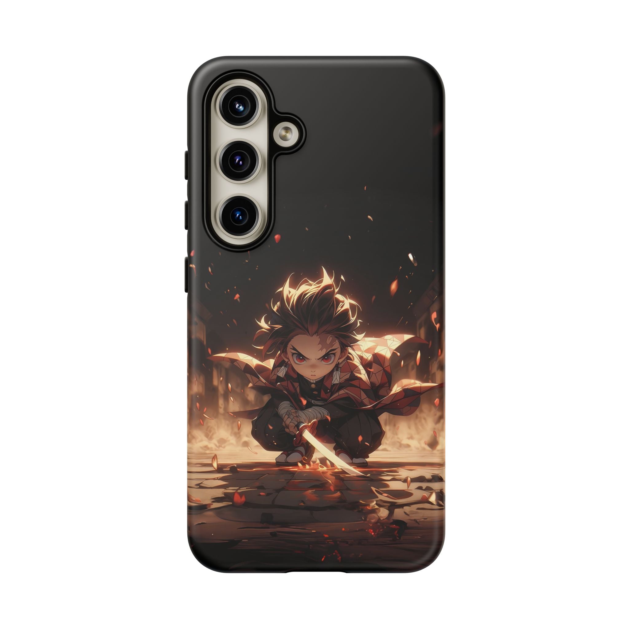 Tough Phone Case – Chibi Tanjiro Kamado Anime Protective Case for iPhone & Samsung