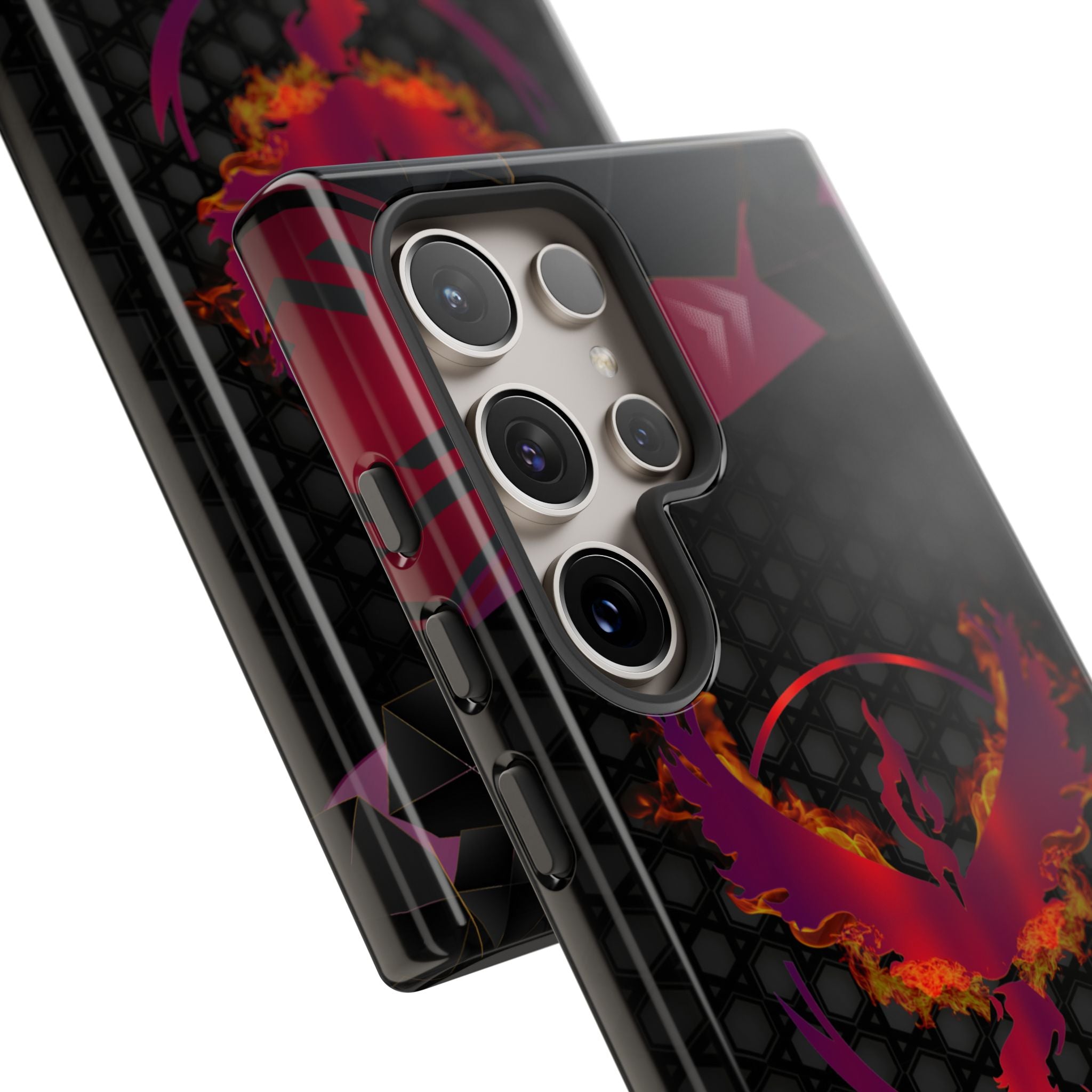 Pokémon Phone Case – Team Valor Tough & Rugged Dual-Layer Protection for iPhone, Samsung, Pixel | Wireless Charging Ready