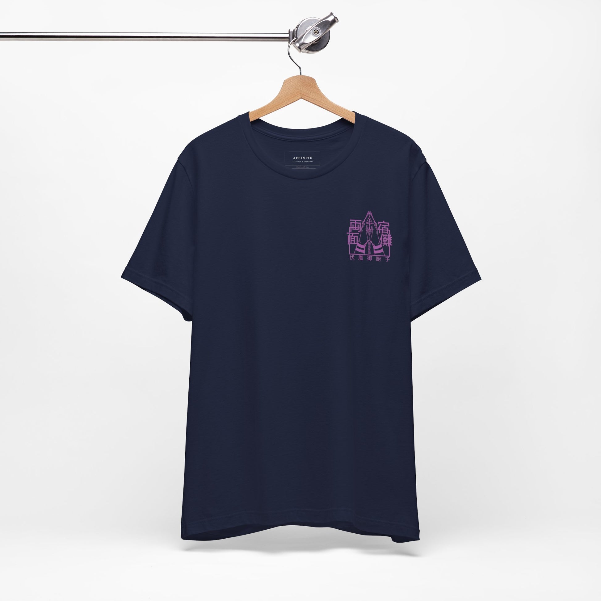 T-Shirt Unisex Anime Jujutsu Kaisen T-shirt - Sukuna Design Navy
