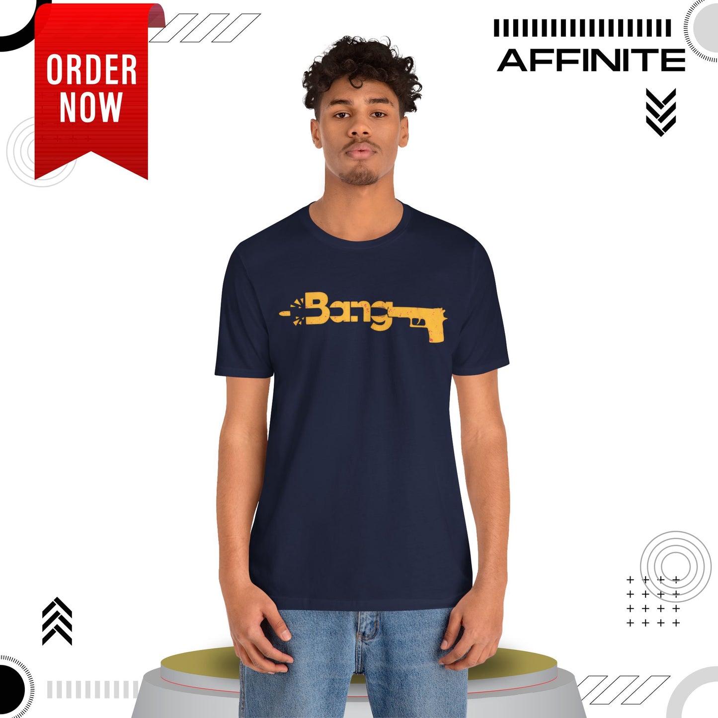 T-Shirt Bang Graphic Unisex Jersey Short Sleeve Tee - Casual Streetwear T-Shirt