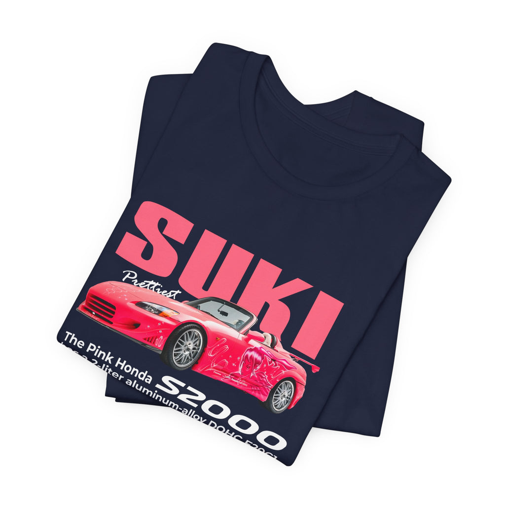 Suki Honda S2000 Shirt – Fast Car Anime T-Shirt | Unisex Retro Japanese Design by Bella+Canvas