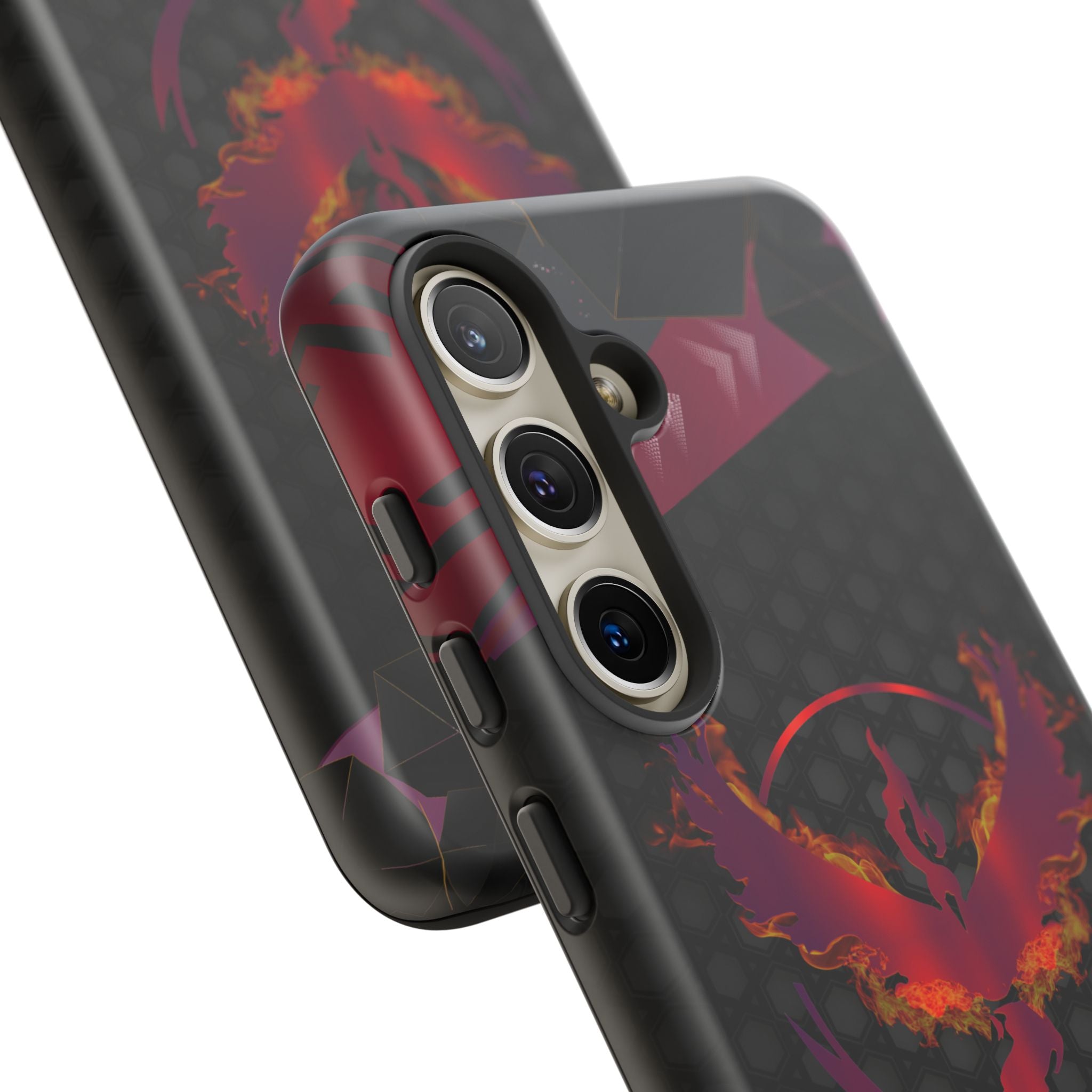 Pokémon Phone Case – Team Valor Tough & Rugged Dual-Layer Protection for iPhone, Samsung, Pixel | Wireless Charging Ready