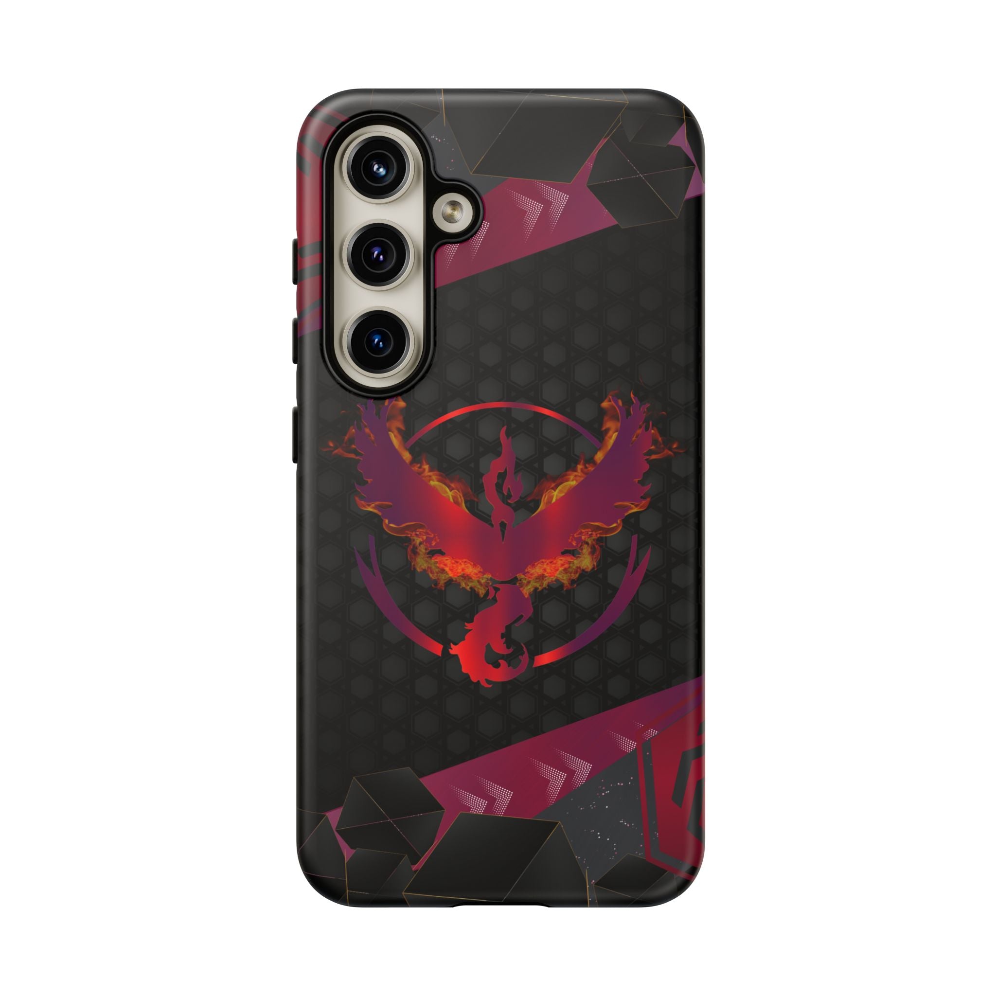 Pokémon Phone Case – Team Valor Tough & Rugged Dual-Layer Protection for iPhone, Samsung, Pixel | Wireless Charging Ready