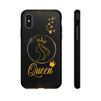 Tough Case Queen Phone Case – Matte & Glossy Crown Design for iPhone, Samsung & Pixel iPhone XS Matte