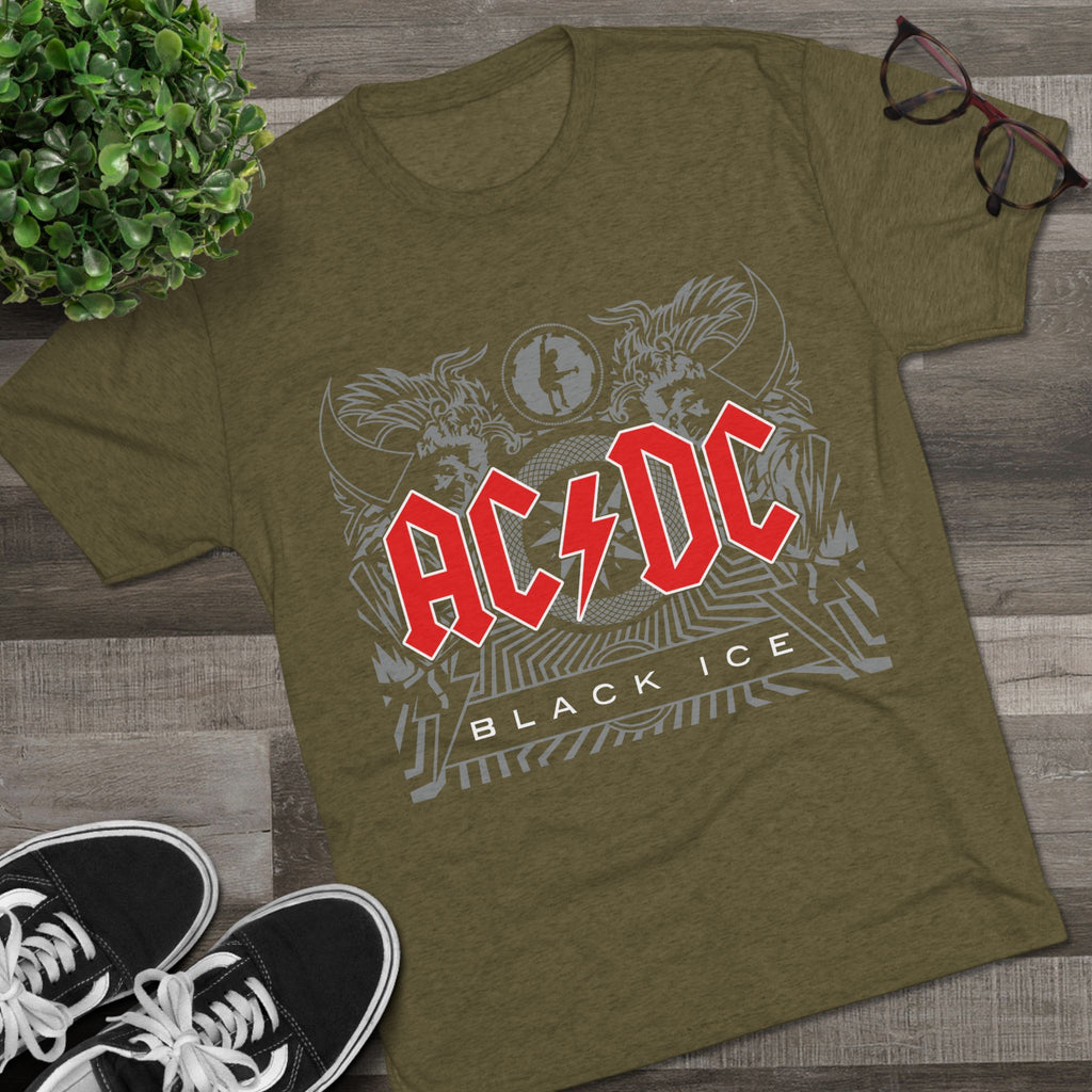 T-Shirt ACDC Black Ice T-Shirt - Official Graphic Rock Tee (Unisex)