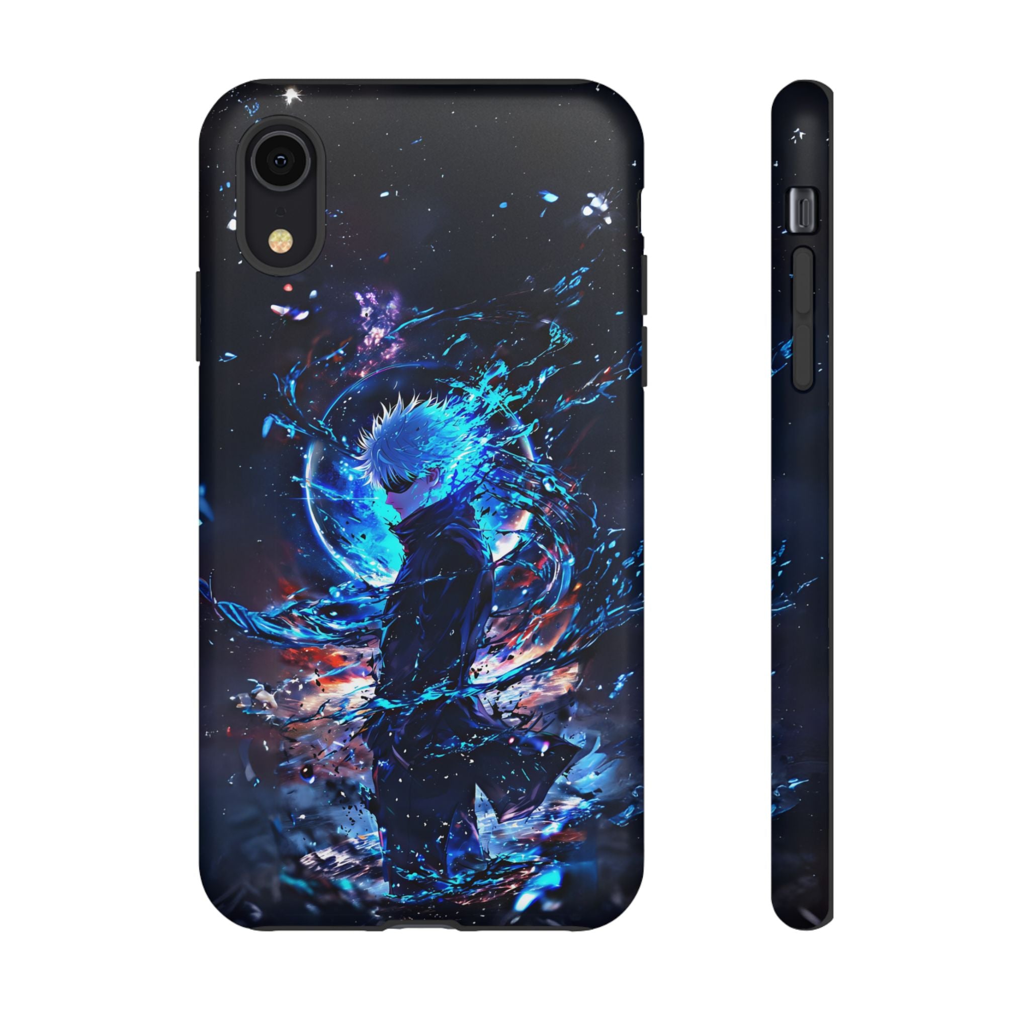 Anime Tough Phone Case – Gojou Satoru Design for iPhone, Samsung, and Google Pixel