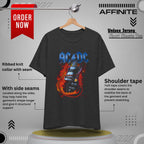T-Shirt Rock In T Shirt - AC/DC Graphic Tee (Unisex Rock Shirt) Dark Grey Heather