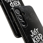 Tough Cases - Keep Moving Forward Quote Themed Phone Protection for iPhone, Samsung, and Google Pixel (Matte/Glossy)