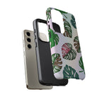 Tough Cases - Monstera Leaf Themed Phone Protection for iPhone, Samsung, and Google Pixel (Matte/Glossy)