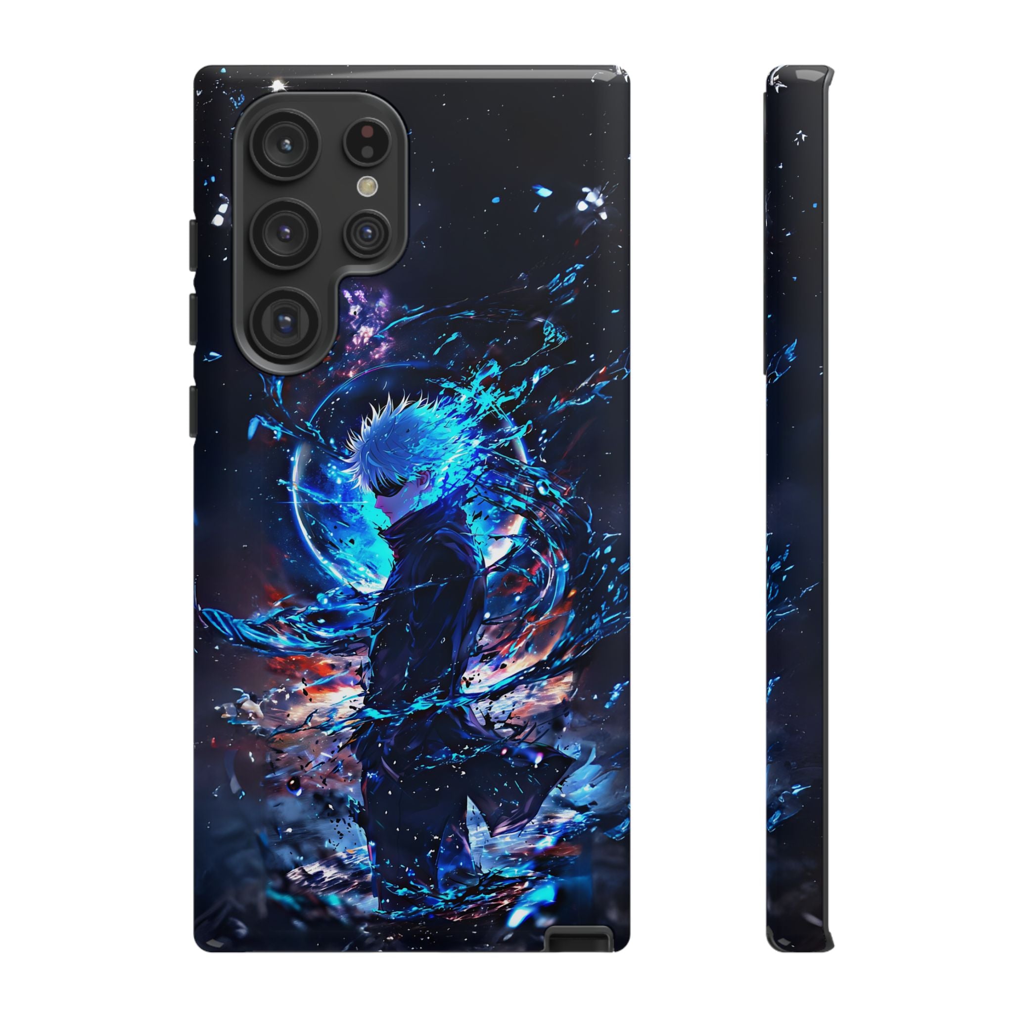 Anime Tough Phone Case – Gojou Satoru Design for iPhone, Samsung, and Google Pixel